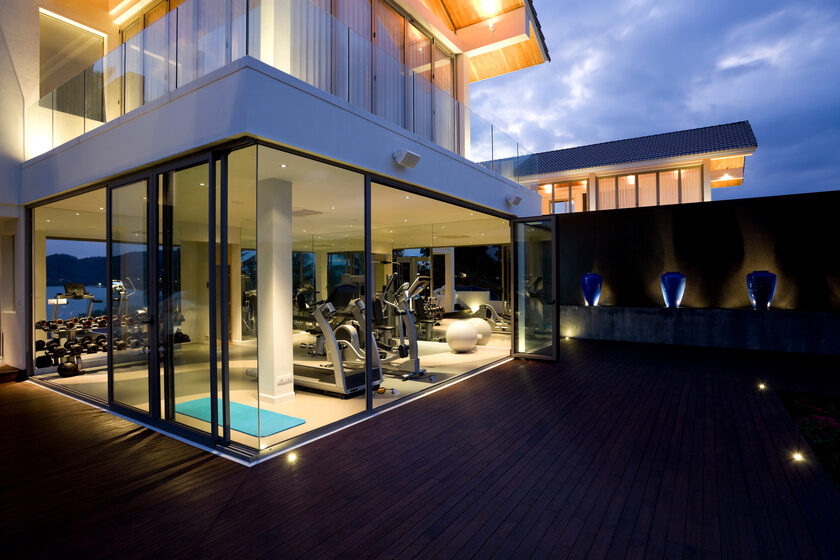 The private Alexandria residence where students stay